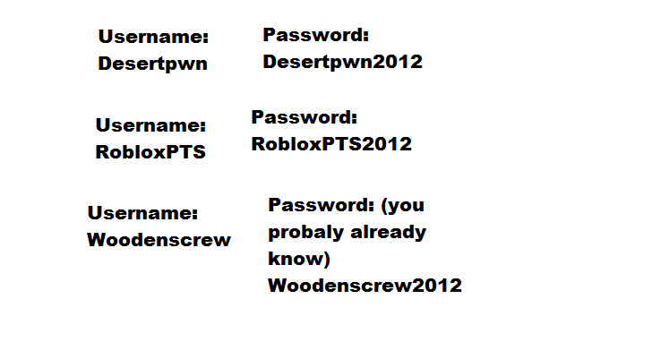 Free Roblox Accounts Passwords