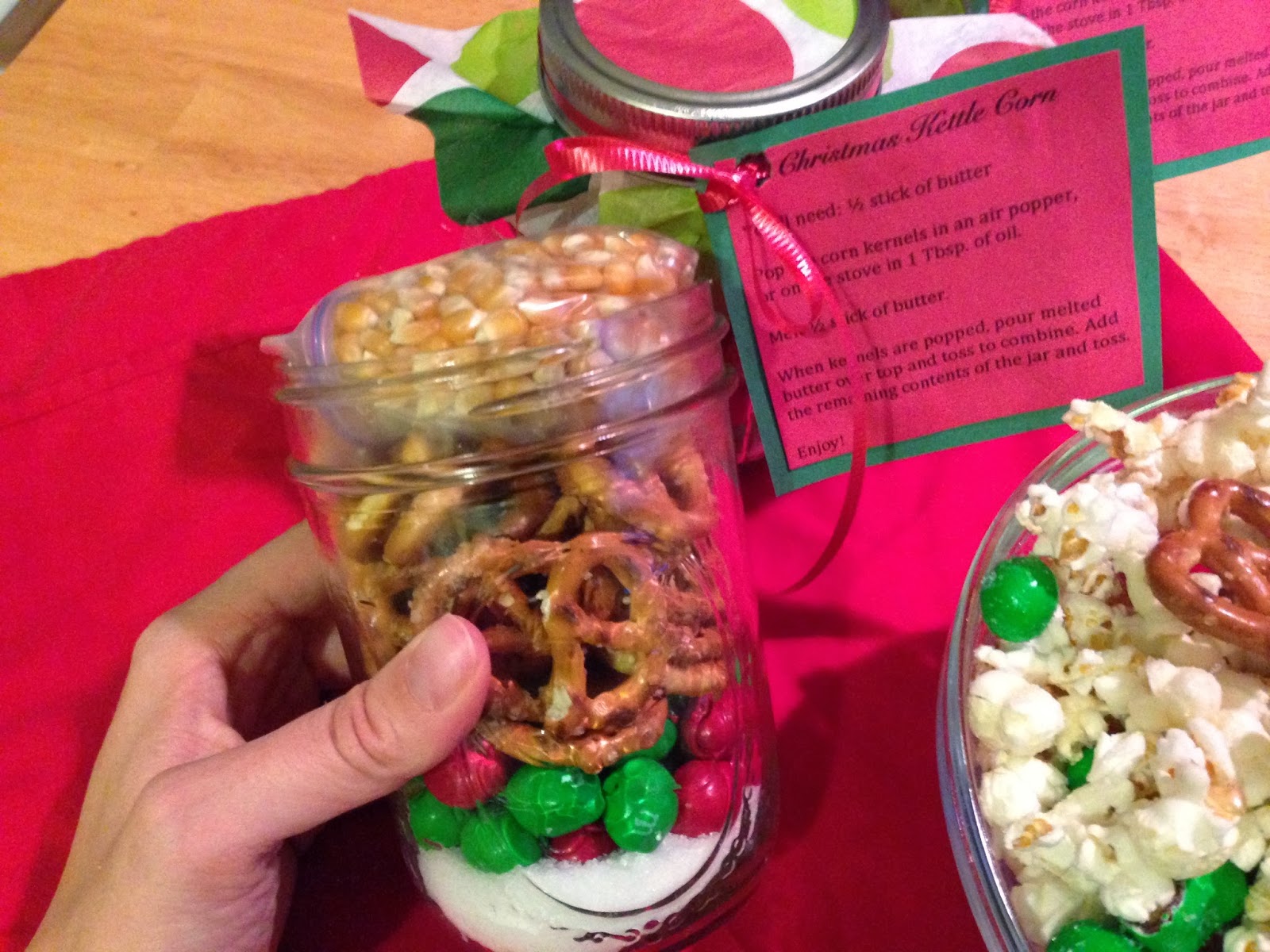 Some Sugar Added Christmas Kettle Corn In a Jar (Recipe ReDux)
