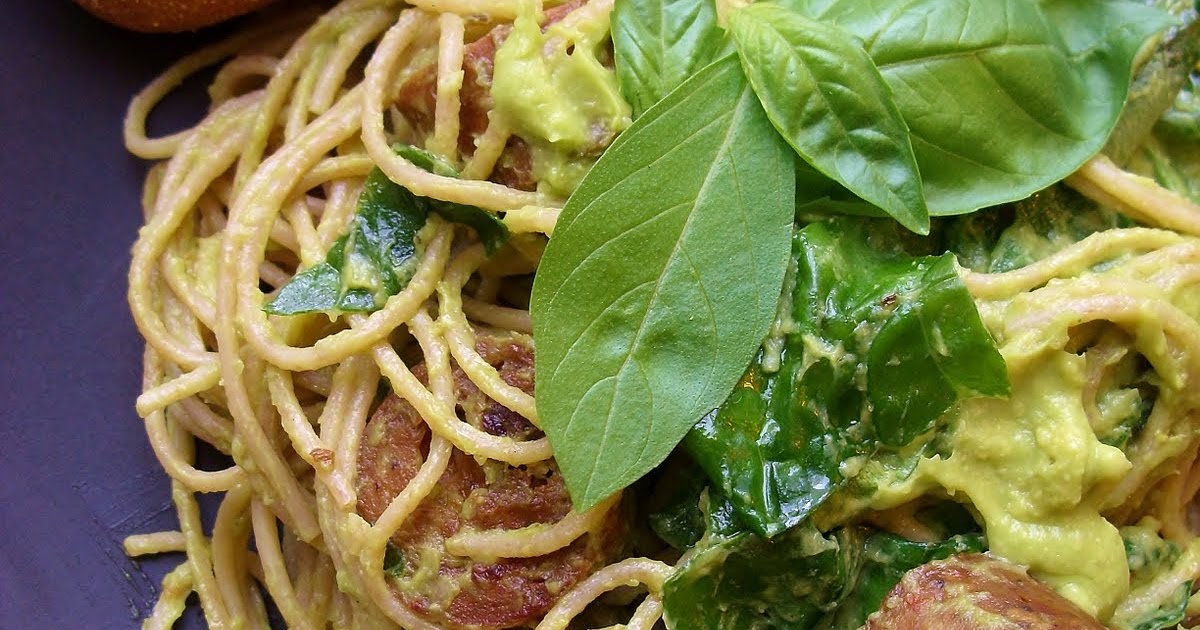 Meet The Shannons Pasta in Fresh Basil Green Sauce