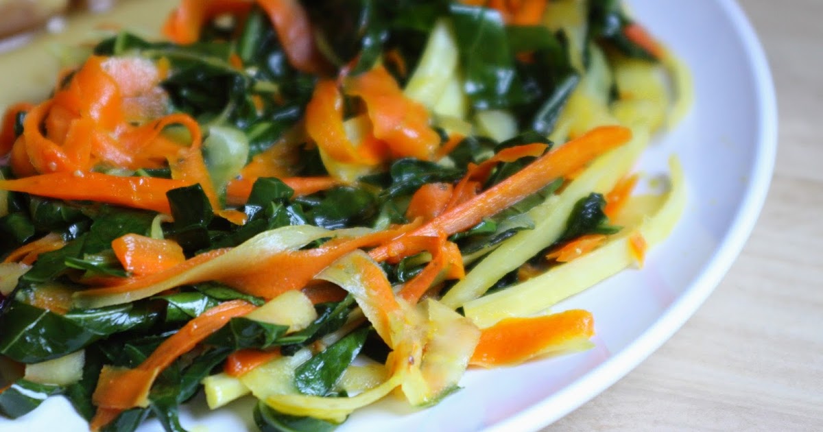 Carrot, Parsnip, & Collard Green Ribbons (AIP, LowFODMAP, Paleo, Whole