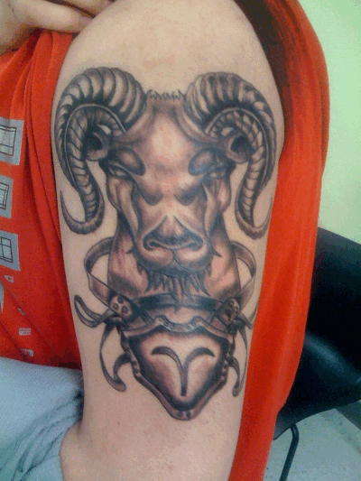tribal phoenix tattoo designs27. Aries Ram Tattoo Designs