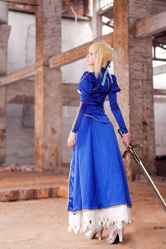 CosRain.Com Asaki＇s COSPLAY - Saber