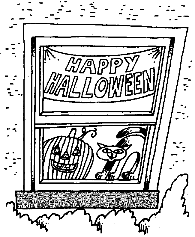 halloween coloring pages: Haunted House Coloring Pages, Coloring