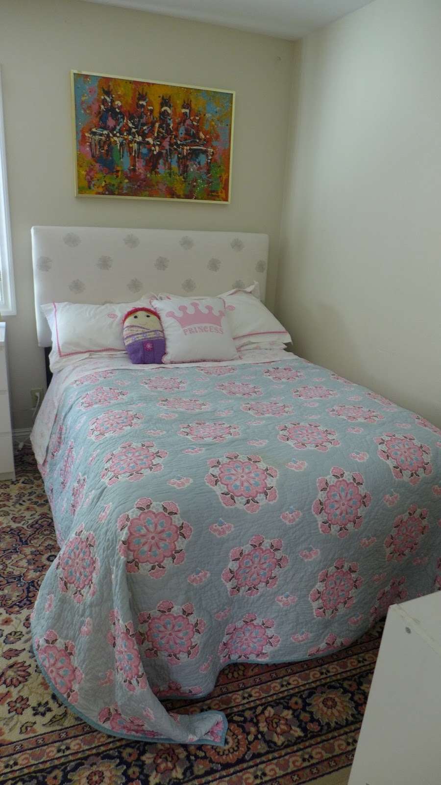 Lisa Moves Princess S Room New Headboard And Blanket