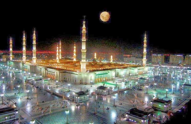 Islamic Wallpapers: Masjid Nabwi Wallpaper in Different Scene Get Free