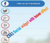 CSS3 Social widget
