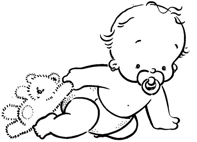 Dibujos para imprimir y colorear: Bebés para colorear - twiwa.mine.nu