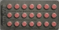 image Alysena-21 containing three rows of pink pills