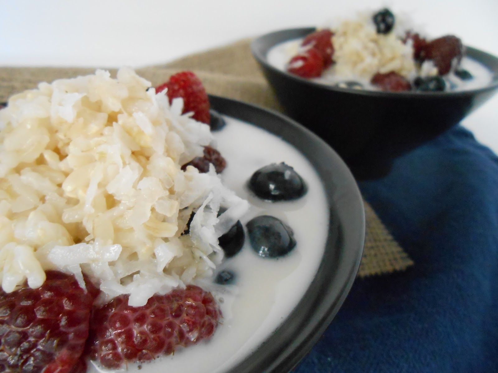 Berry Coconut Brown Rice Breakfast Cereal flora foodie