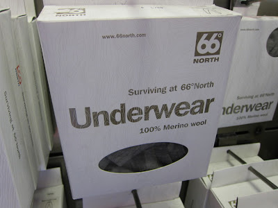 Wool Underwear in Reykjavik, Iceland