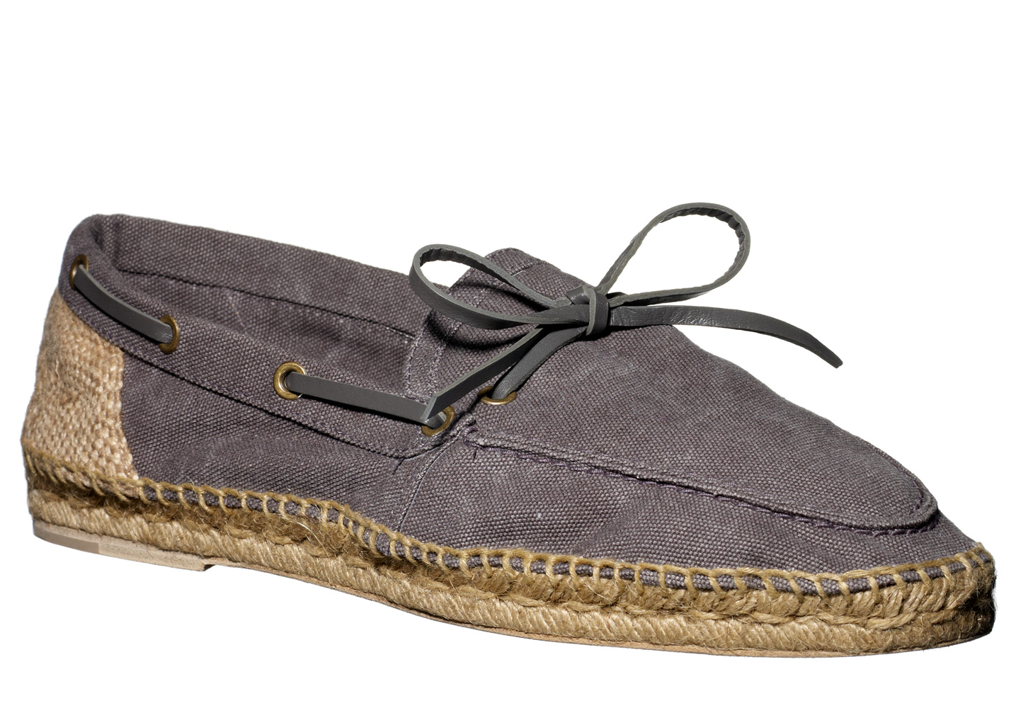 EMM (pronounced EdoubleM) HERMÉS Moccasin Espadrille in Grey