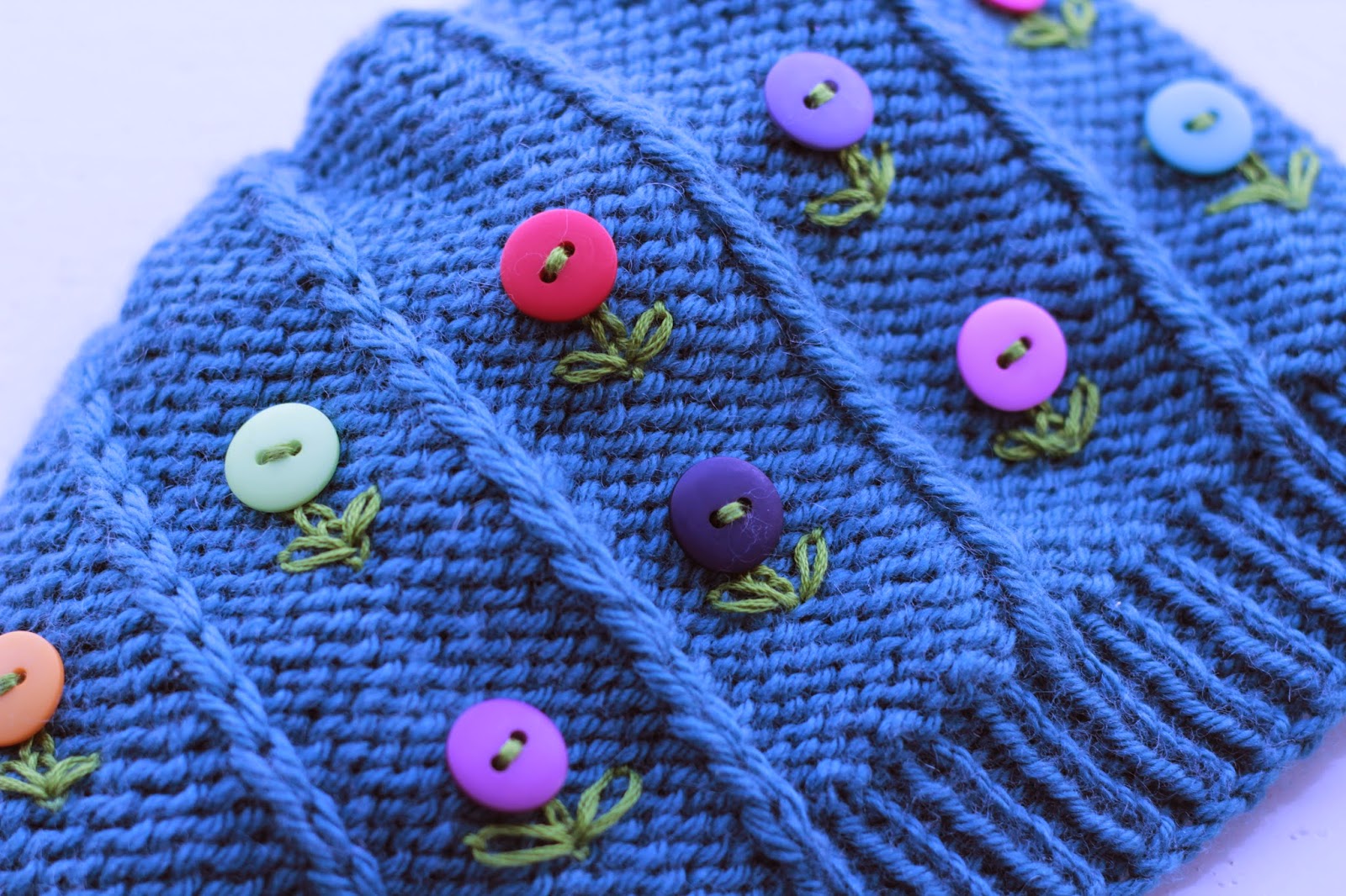 Finished Knit Embellished Toddler Hat (aka The Small Human Cosy)