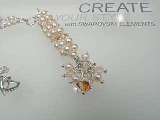 Swarovski Coleman Beaded Dangle Necklace in RAW