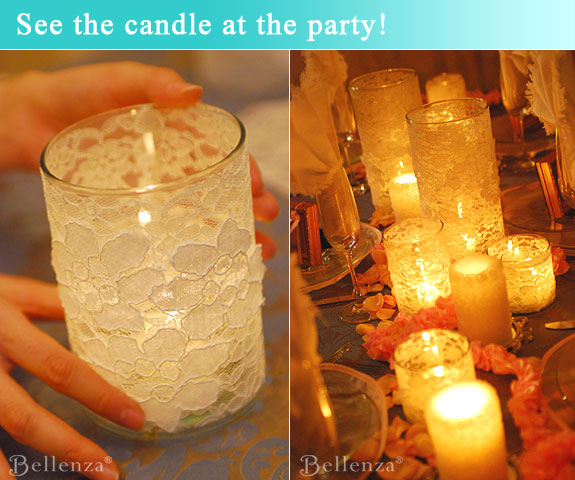 Lace Candles