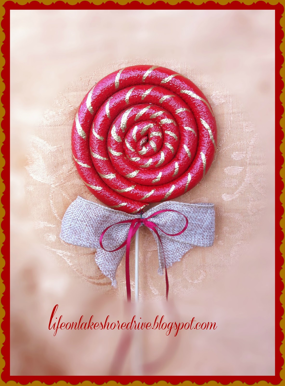 Christmas Lollipop Ornament Tutorial Life on Lakeshore Drive