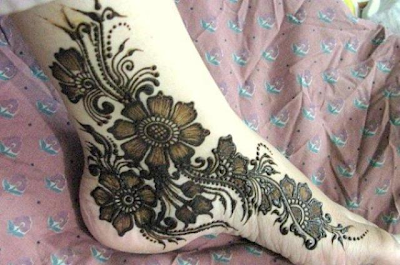 Bridal Foot Wedding Mehndi Designs 2012