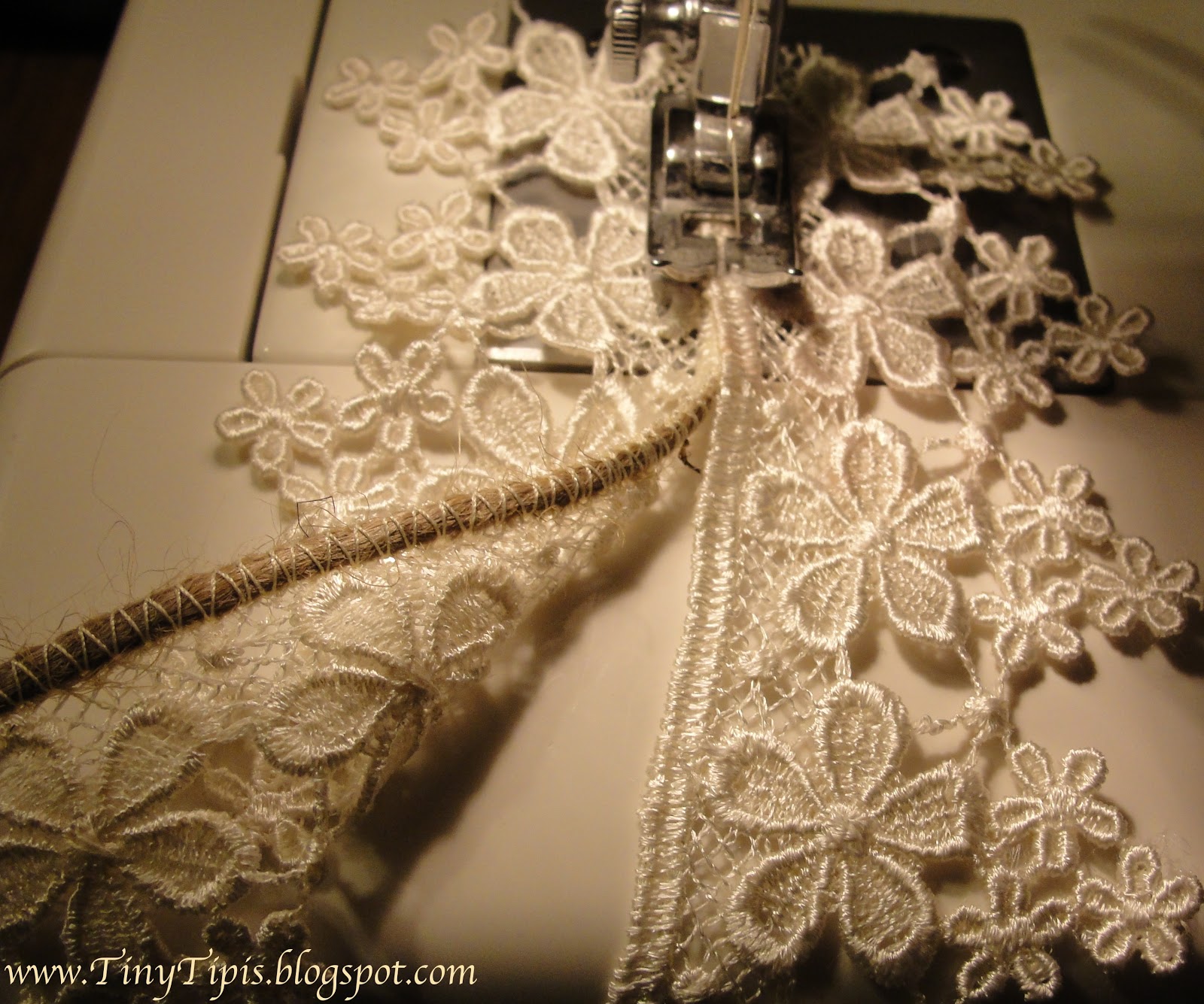 Canvas Art Little Teepees and Beyond DIY Lace Patch for Clothes and Jeans