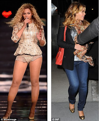Beyonce On Baby Weight Loss