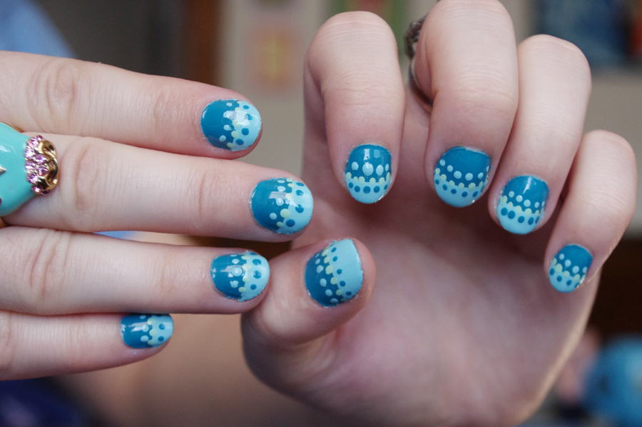1. Simple Blue Nail Design - wide 3