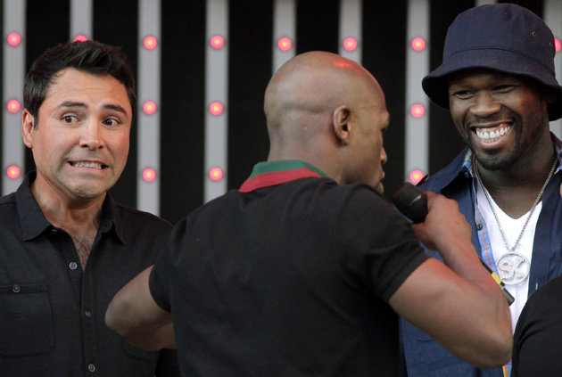 50 Cents Goes Off On Oscar De La Hoya On Twitter Alludes To His