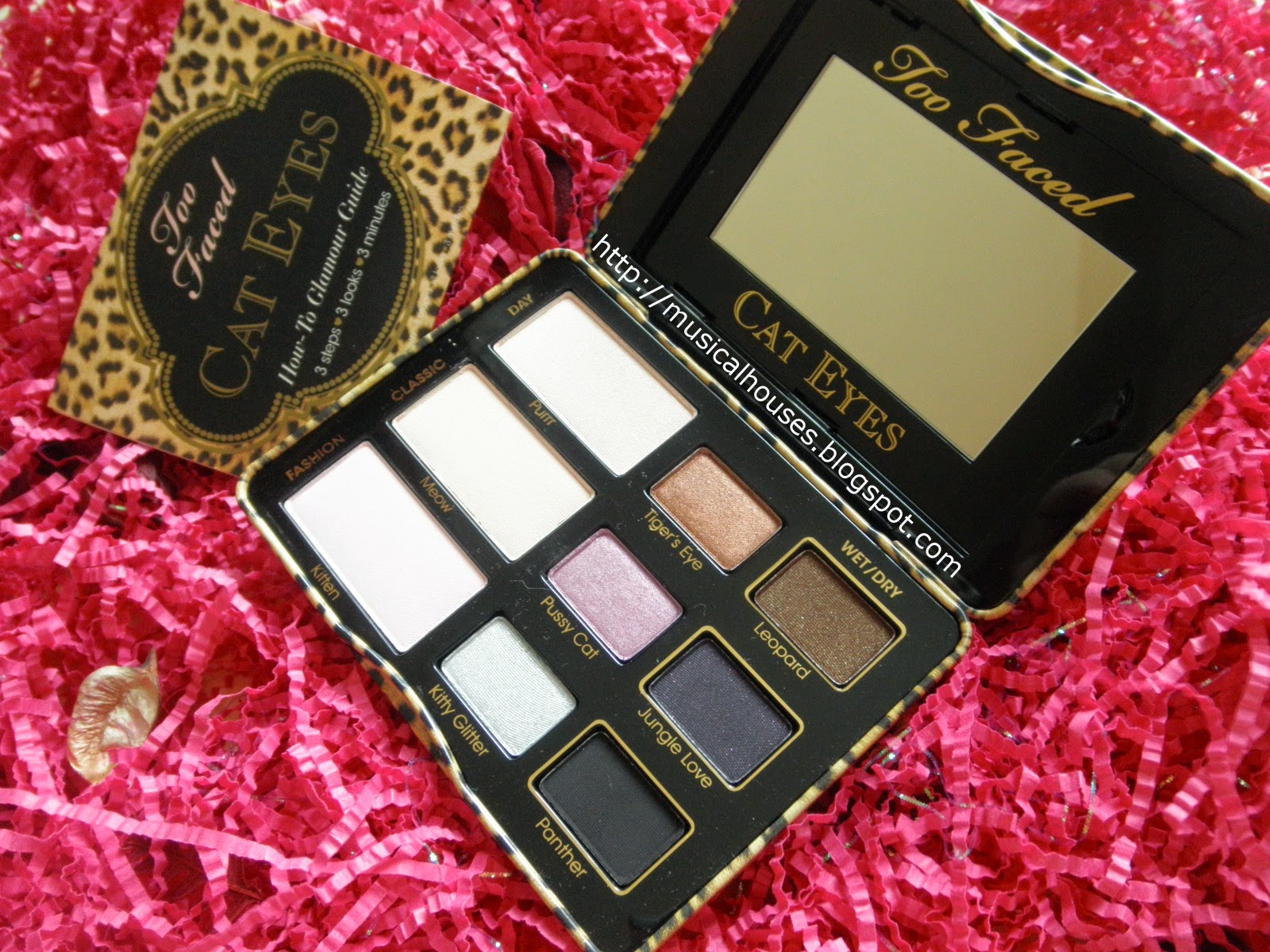 Too Faced Cat Eyes Eyeshadow Palette Swatches and Review - of