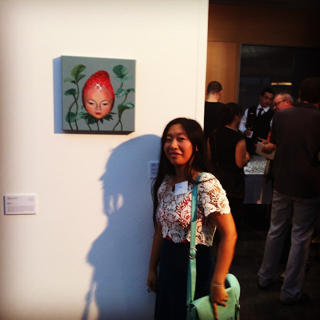 Yeok and "Strawberry head" at Toyota community spirit gallery