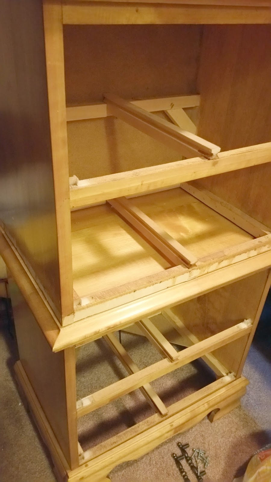 Repurposed Nightstands into Chest Redo It Yourself Inspirations