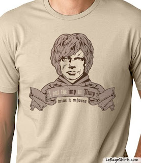 tyrion lannister t-shirt i put the imp in pimp
