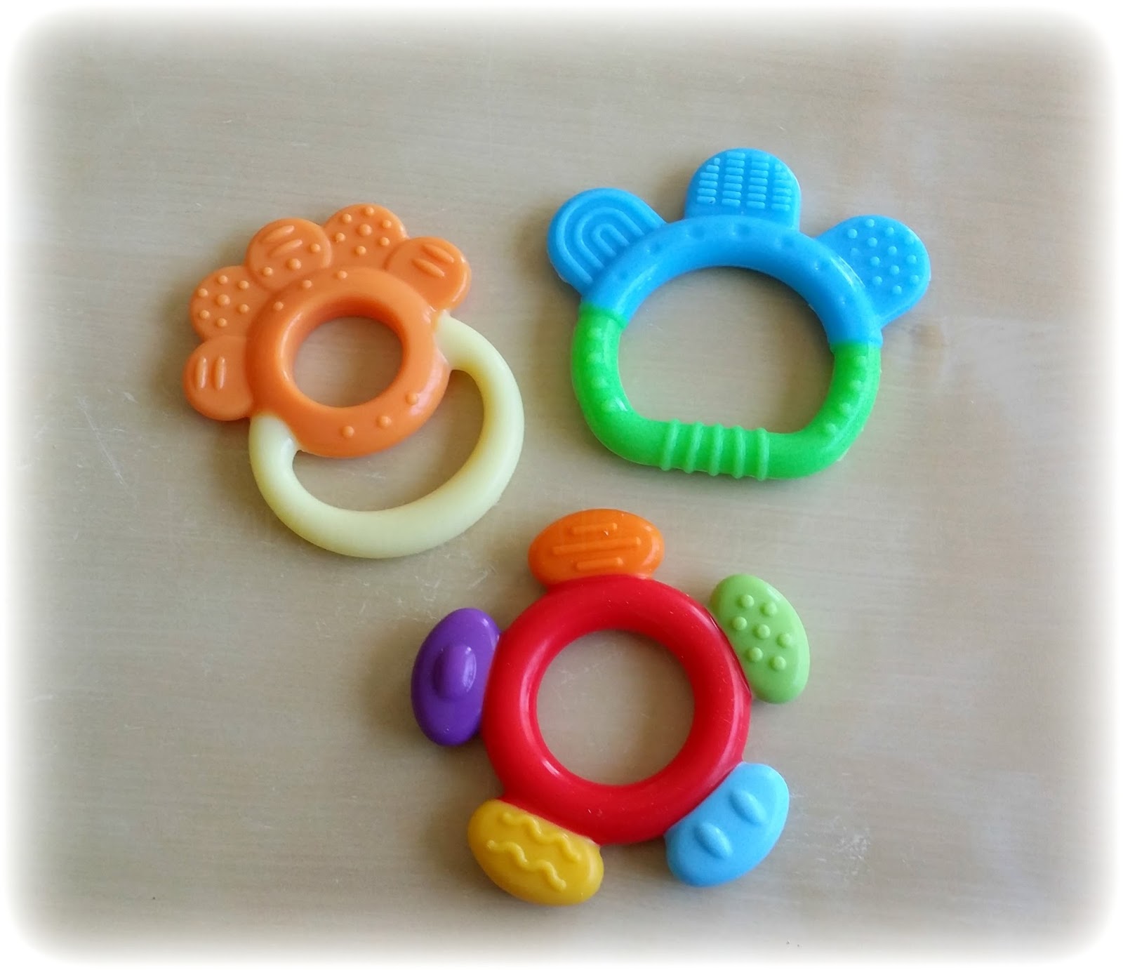 Temporary Waffle Colorful and Fun Baby Teething Reliever Toys