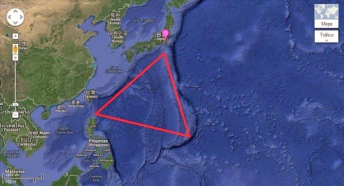 Malasia califica de “un misterio sin precedentes” la desaparición del avión Dragon%27s_Triangle,_Japan