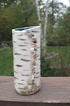 Ceramic Birchbark Vase