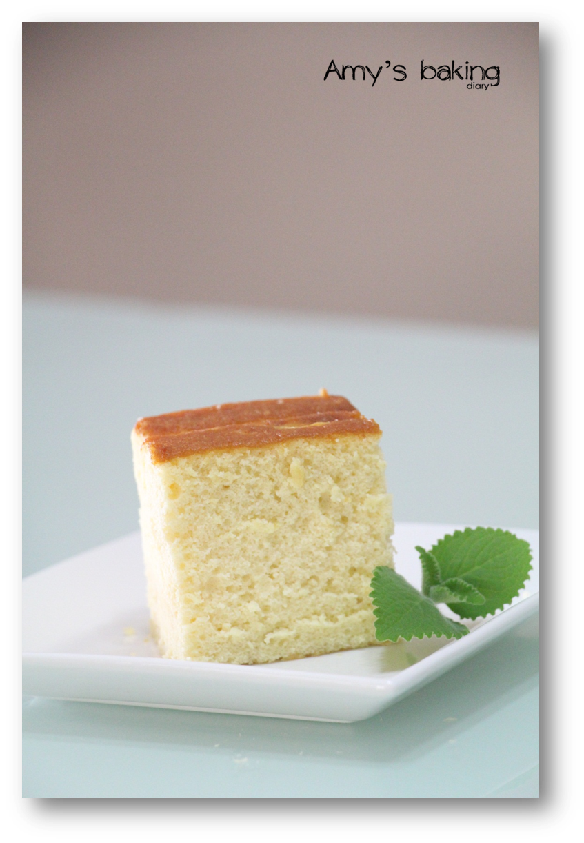 Amy Baking Diary Japanese Castella Cake (Kasutera カステラ、長崎市産)