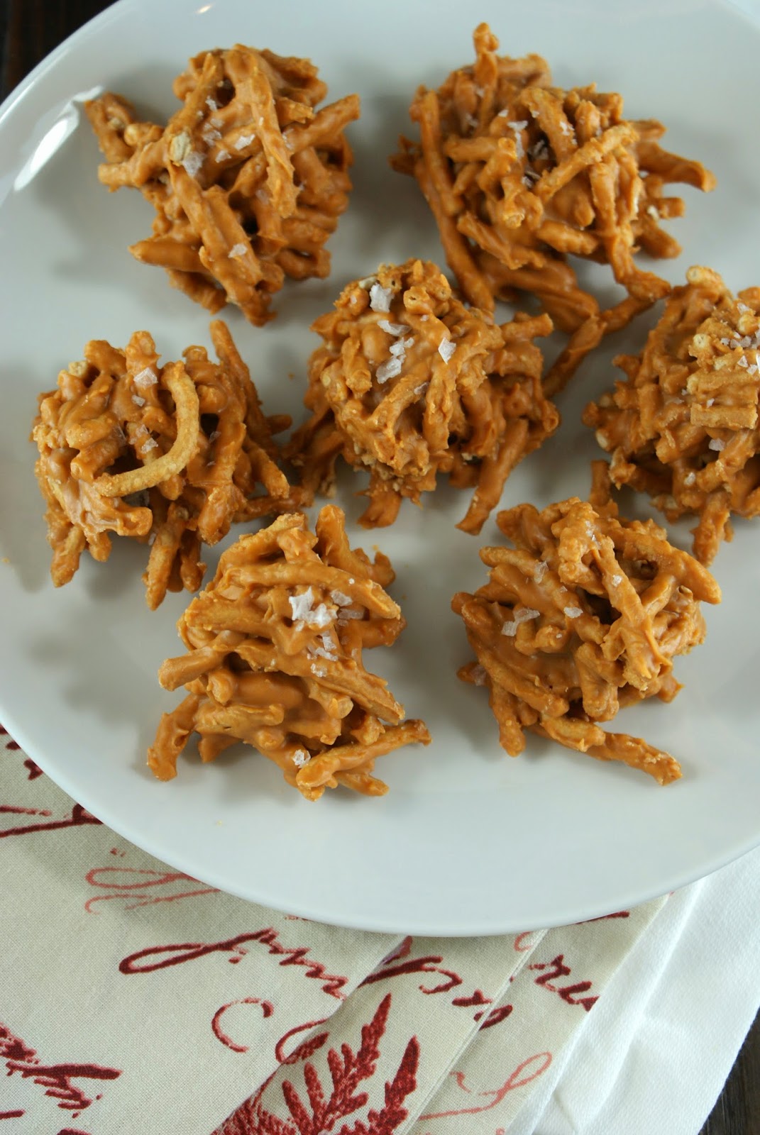 Authentic Suburban Gourmet Salted Butterscotch Haystack Cookies