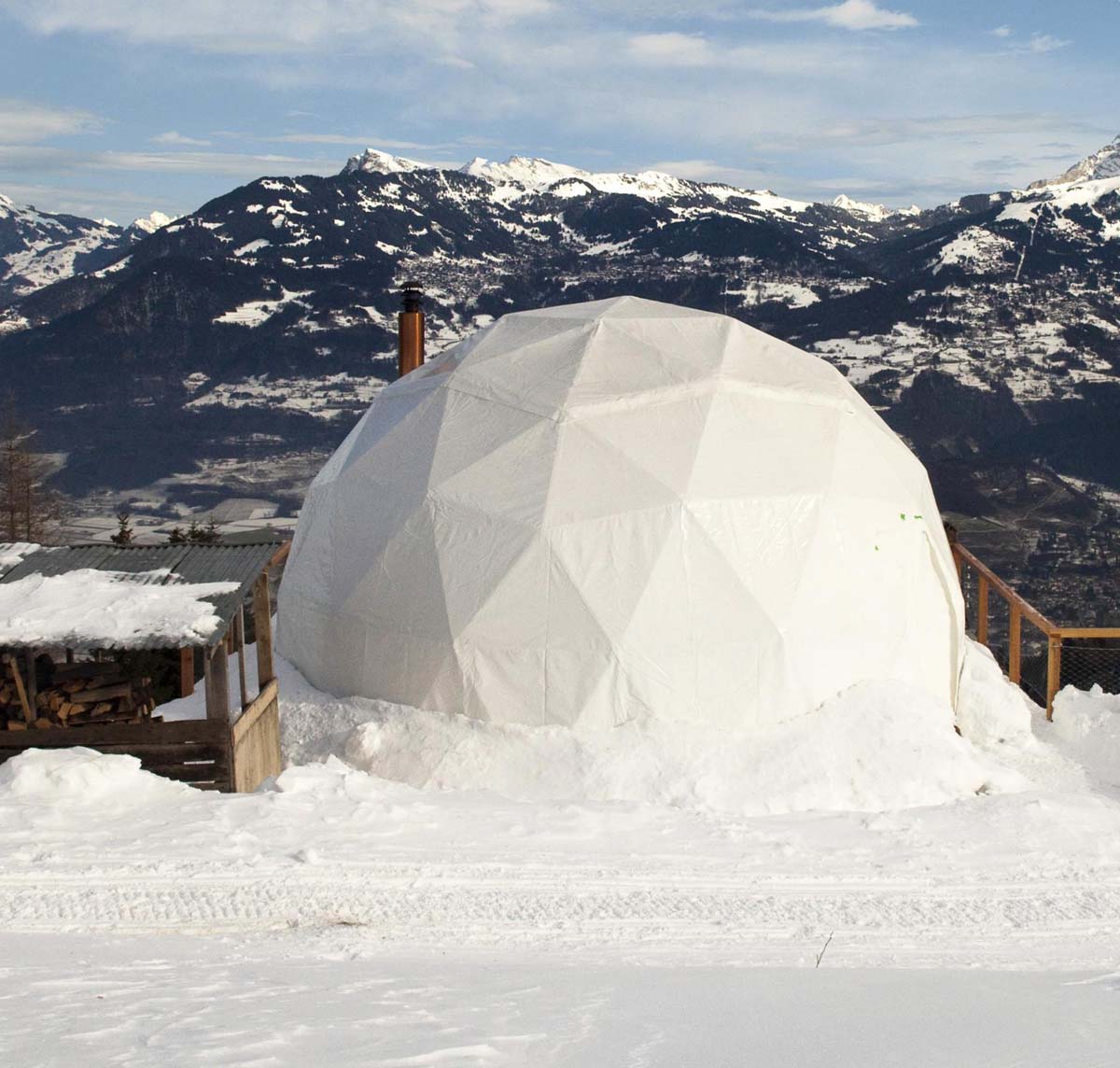 If It's Hip, It's Here (Archives) Luxury Igloo Pods and Private Skiing