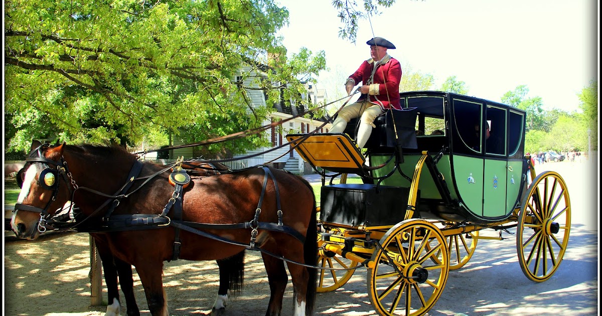 Living In Williamsburg, Virginia Carriages and Coachmen, Colonial Williamsburg, Virginia