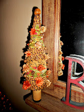 AUTUMN THEMED RAG TREE WITH RUSTY BELLS