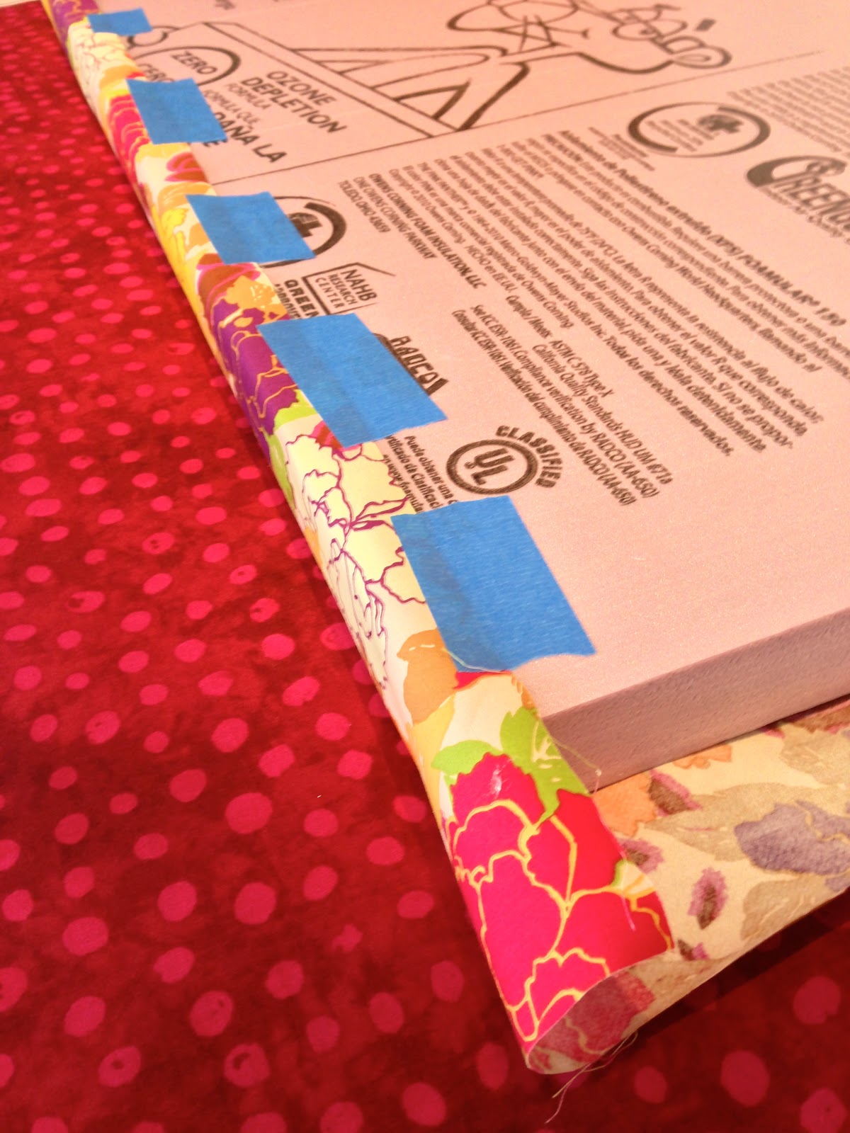 NanaBananaBike Easy "Upholstered" Bulletin Board