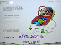 Baby Bouncer BabyDoes CH-BB762 Infant to Toddler Rocker 2