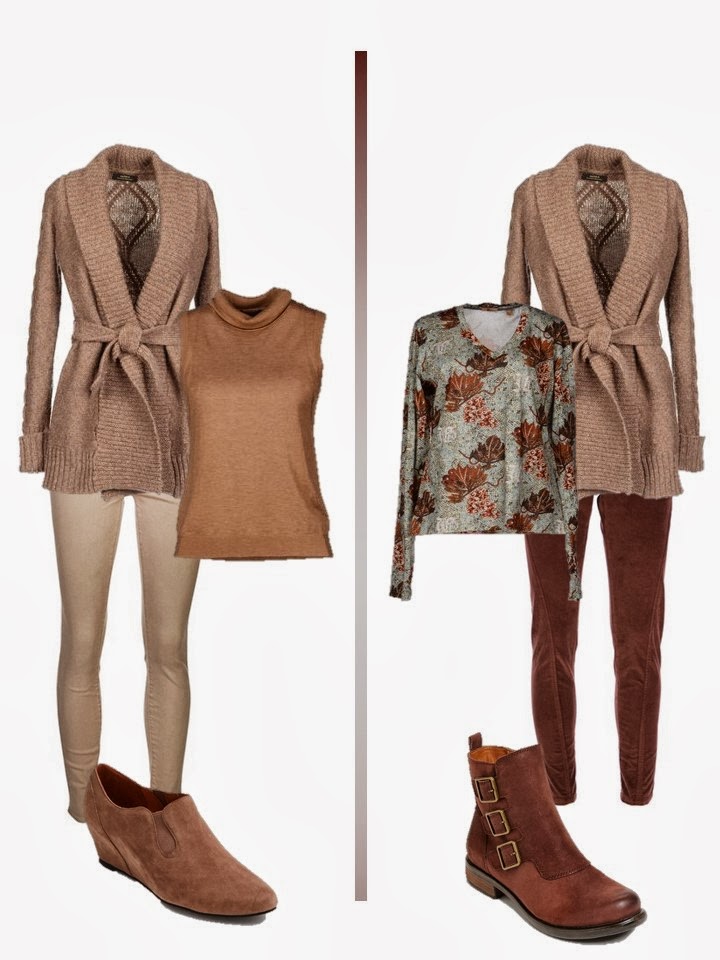 Chic Sightings Beige Cardigan, 6 different outfits The Vivienne Files