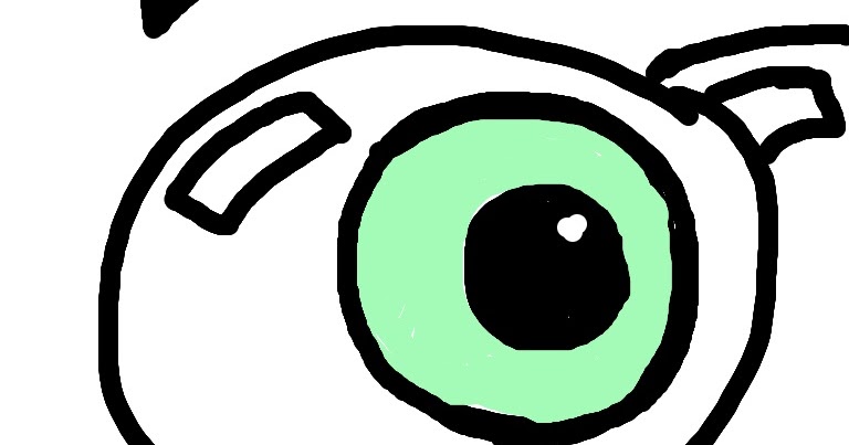 Cartoon of Enigma: Cartoon - Big Eyed