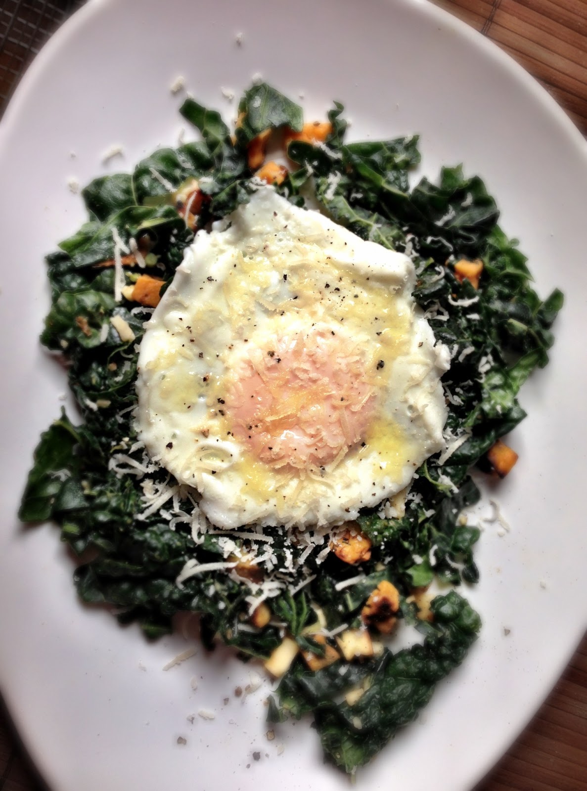 Shelbs & Cheese Kale Salad with Lemon Tahini Dressing
