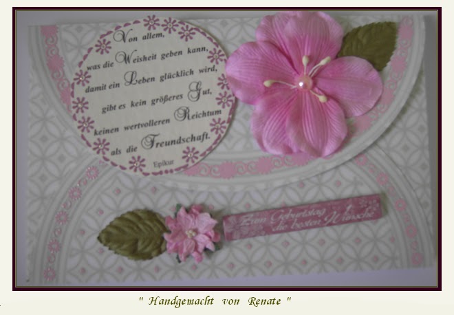 Handgemacht Von Renate Herzlichen Gluckwunsch Zum 60 Geburtstag