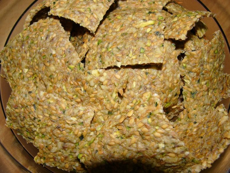 Tebasiles Kitchen Zucchini Crackers