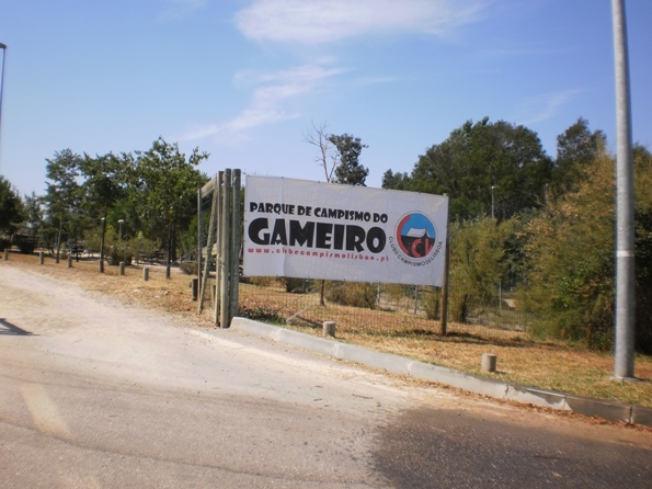 Entrada parque de campismo do Gameiro