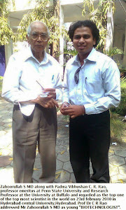 Mr Zahoorullah S MD and Prof Dr C R Rao