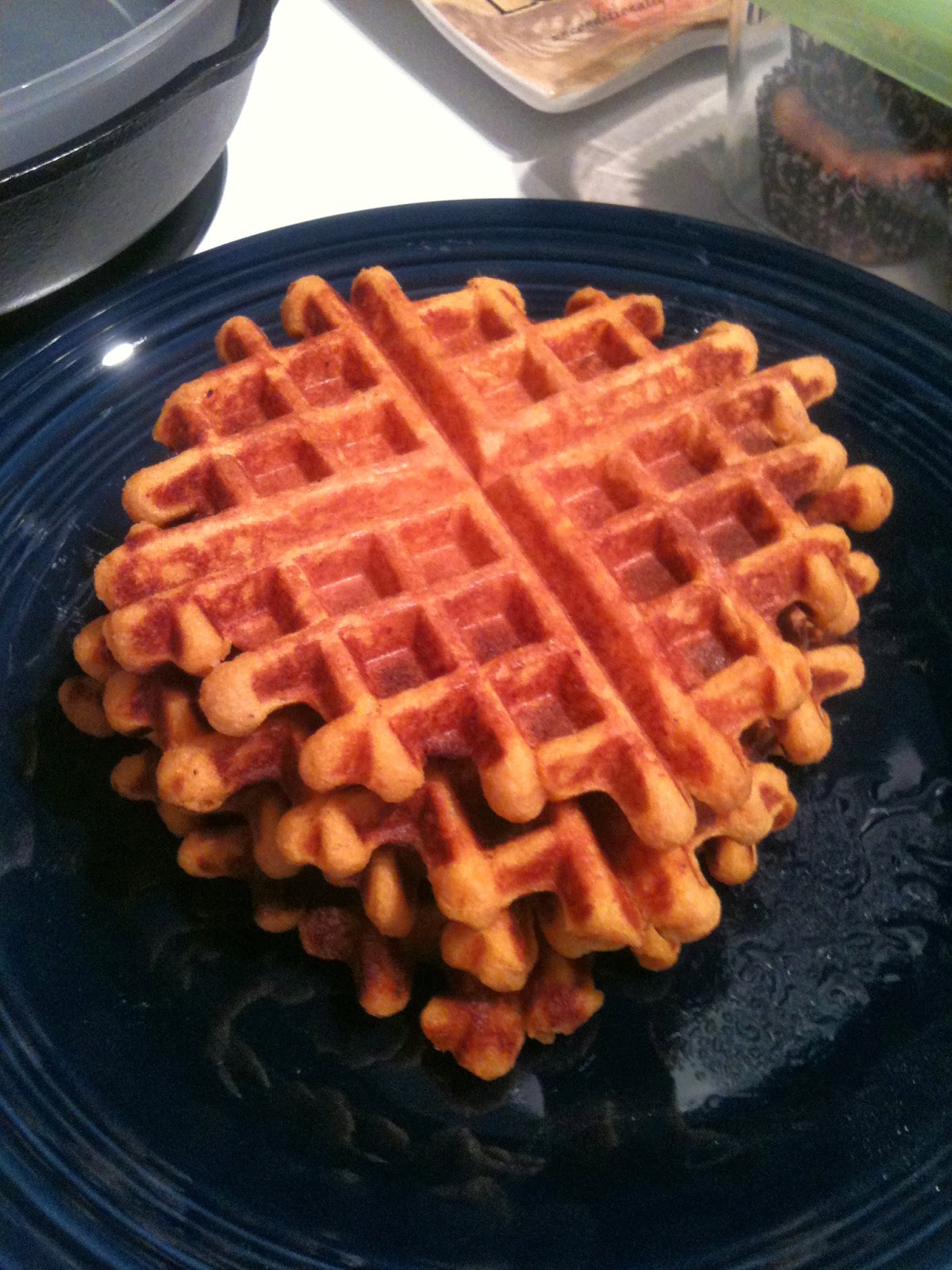 Gluten Free Pumpkin Waffles