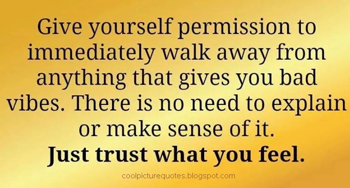 Just Trust What You Feel Cool Picture Quotes