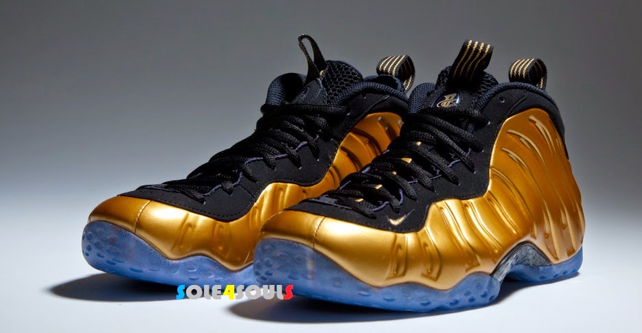 gold foamposite one