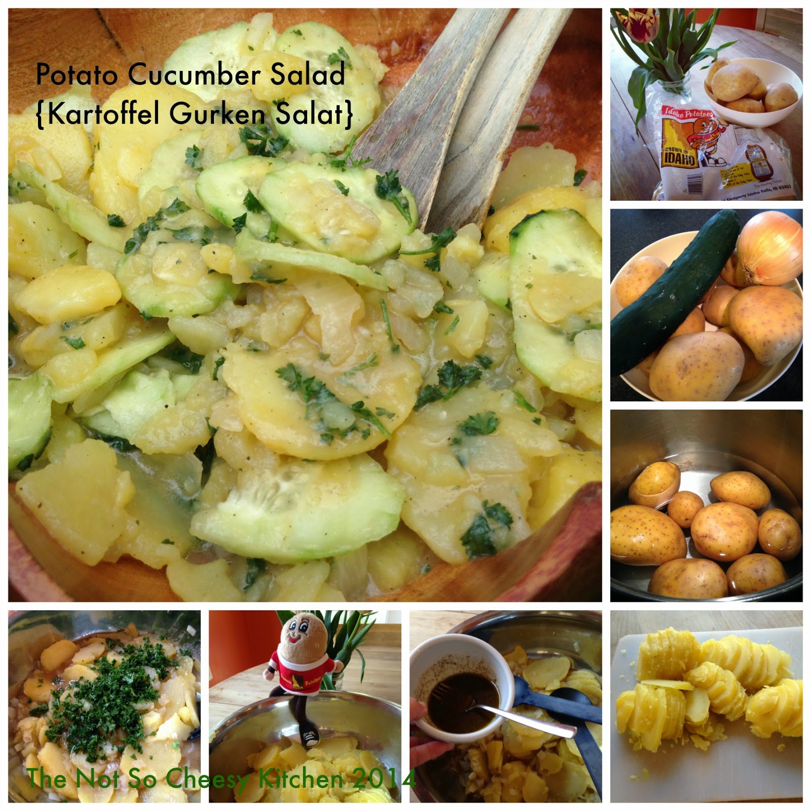 Potato Cucumber Salad {Kartoffel-Gurken Salat} | The Not So Cheesy Kitchen 2014