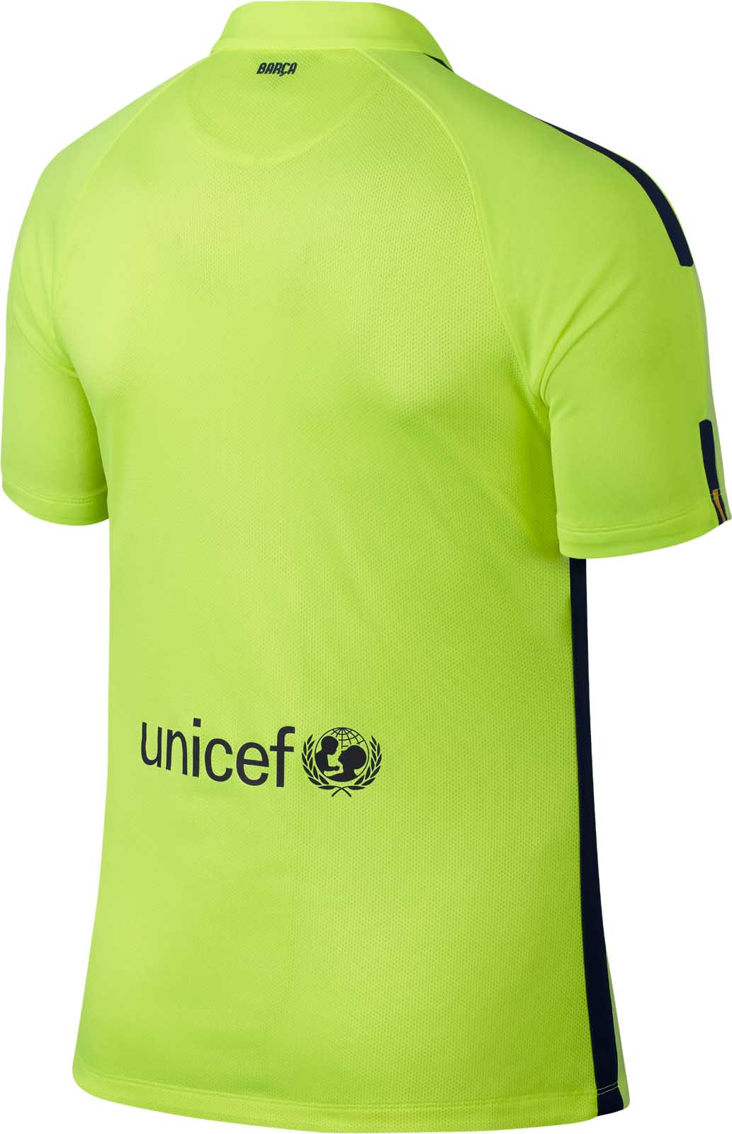 barcelona bright yellow kit